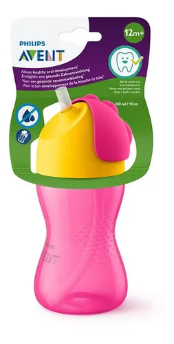 Vaso Avent Philips 12m+ con bombilla
