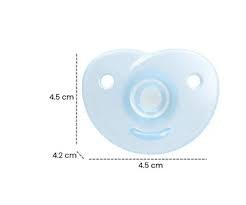 Chupete ortodóntico azul Philips AVENT Soothie de silicona para recién nacidos de Chikikitos