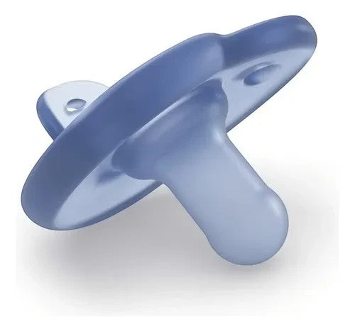 Chupete ortodóntico Philips Avent Soothie azul de silicona médica para recién nacidos en Chikikitos
