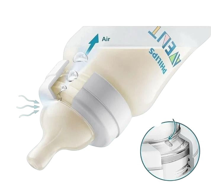 Tetina anticólicos Philips Avent Natural para bebé, de silicona suave, con válvula que evita cólicos.