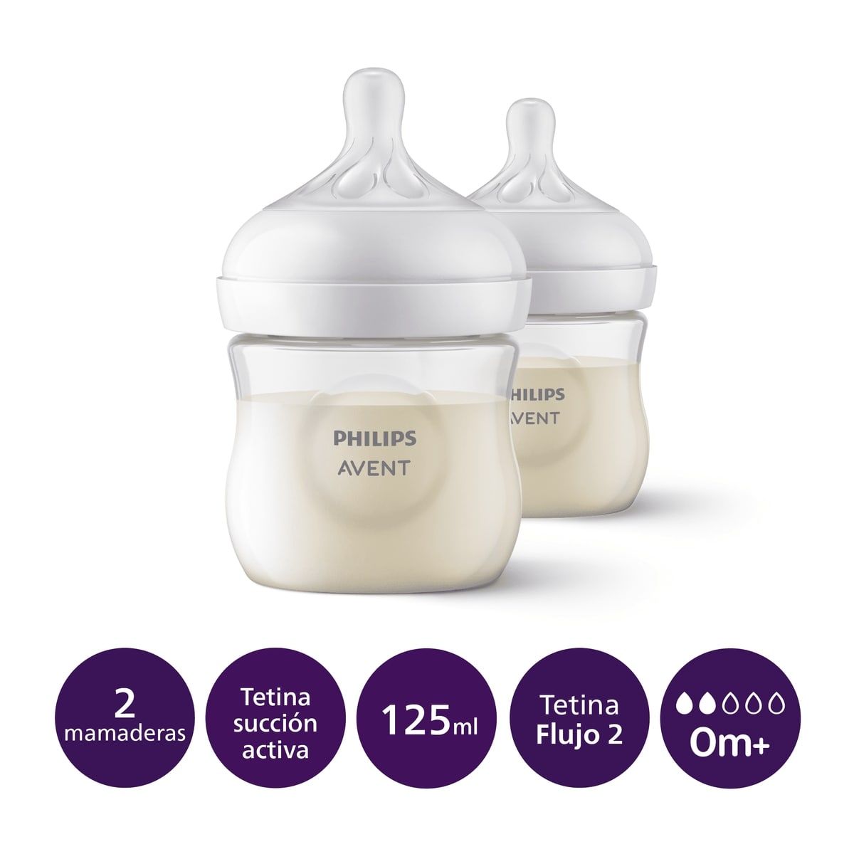 Mamadera Philips Avent Natural Response 125ml 2 Pack
